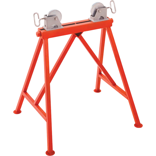 Support ajustable no AR99 a/rouleau en acier, 36" Capacit&eacute; max. de tuyau, 2500 lb Capacit&eacute; de charge max. St. Lawrence Industrial & Safety Supply