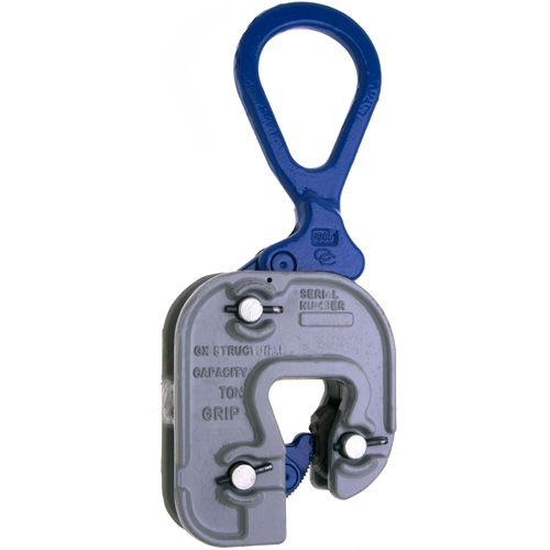 GX Structural Short Leg Plate Clamp, 4000 lbs. (2 tons), 1/16" - 7/8" Jaw Opening St. Lawrence Industrial & Safety Supply