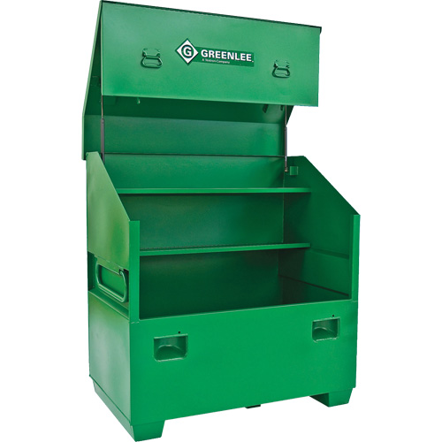 Coffre de chantier, 36" la x 30" p x 48" h, Vert St. Lawrence Industrial & Safety Supply