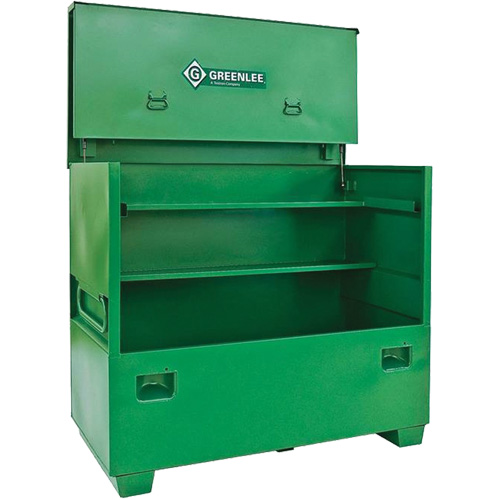 Coffre de chantier, 60" la x 30" p x 48" h, Vert St. Lawrence Industrial & Safety Supply