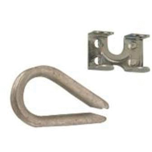 Cosse de c&acirc;ble m&eacute;tallique et clame de cordage St. Lawrence Industrial & Safety Supply
