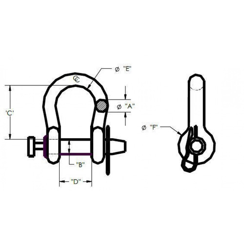 Straight Long Body Clevis Pin St. Lawrence Industrial & Safety Supply