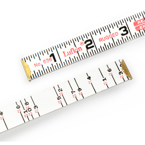 R&egrave;gle de maçon Red End, 6' lo, Bois, Graduations de 1/16" St. Lawrence Industrial & Safety Supply