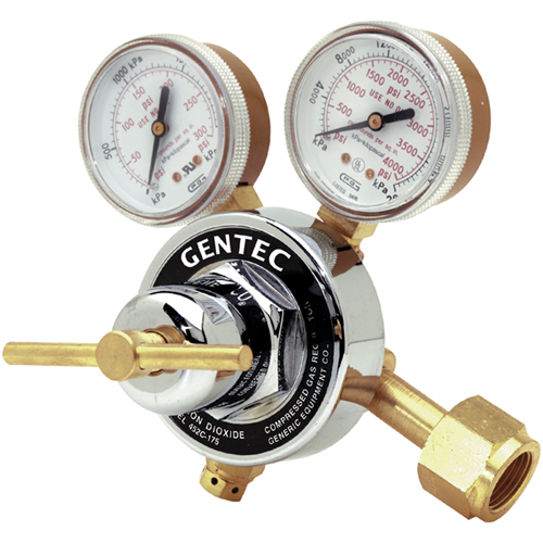 D&eacute;tendeurs &agrave; simple d&eacute;tente - S&eacute;rie 452, Gaz inertes, Entr&eacute;e CGA580 St. Lawrence Industrial & Safety Supply