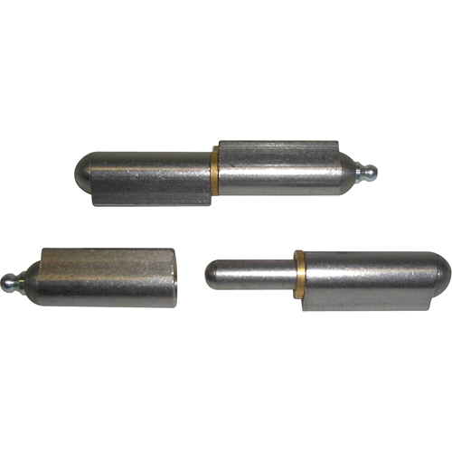 Charni&egrave;re &agrave; souder avec rondelles, 1/2" dia. x 3-3/16" lo, Acier doux a/goupille fixe en laiton St. Lawrence Industrial & Safety Supply