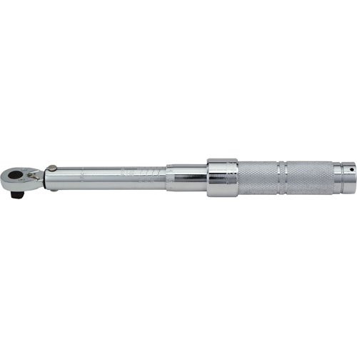 Cl&eacute; dynamom&eacute;trique microm&eacute;trique &agrave; cliquet, &agrave; cliquer, Entraînement 1/2" carr&eacute;, 50 - 250 lb-pi St. Lawrence Industrial & Safety Supply