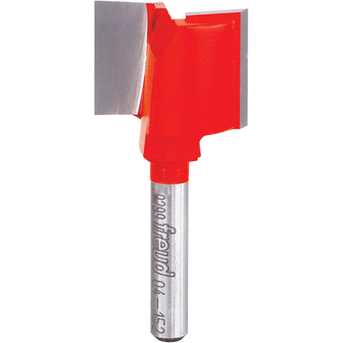 Router Bit - Double Flute Straight Bit, 1" Dia., 3/4" H, 2" L, 1/4" Shank St. Lawrence Industrial & Safety Supply
