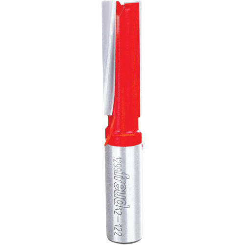 Router Bit - Double Flute Straight Bit, 1/2" Dia., 1" H, 3-1/8" L, 1/2" Shank St. Lawrence Industrial & Safety Supply