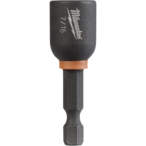 Shockwave Impact Duty Nutsetter, 1/4" Tip, 7/16" Drive, 1-7/8" L, Magnetic St. Lawrence Industrial & Safety Supply