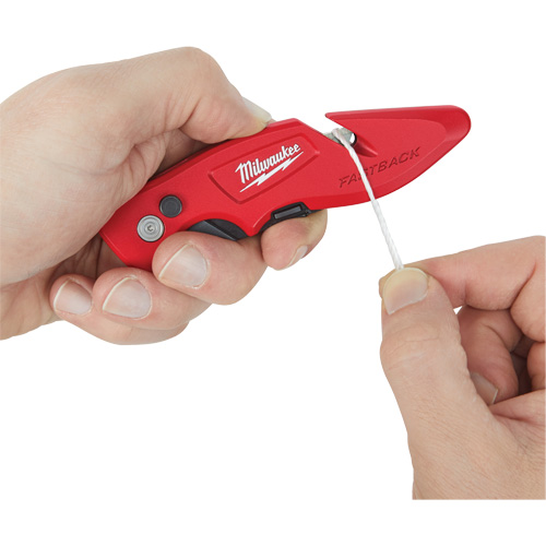 Fastback Flip Utility Knife, 2" Blade, Carbon Steel Blade, Metal Handle St. Lawrence Industrial & Safety Supply
