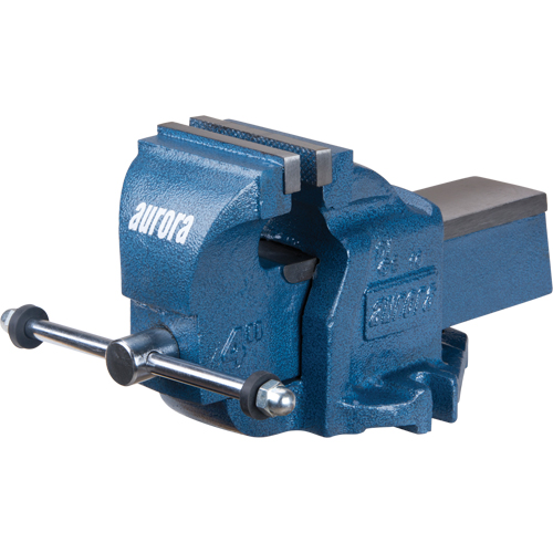 Heavy-Duty Bench Vise, 4" Jaw Width, 2-7/10" Throat Depth St. Lawrence Industrial & Safety Supply