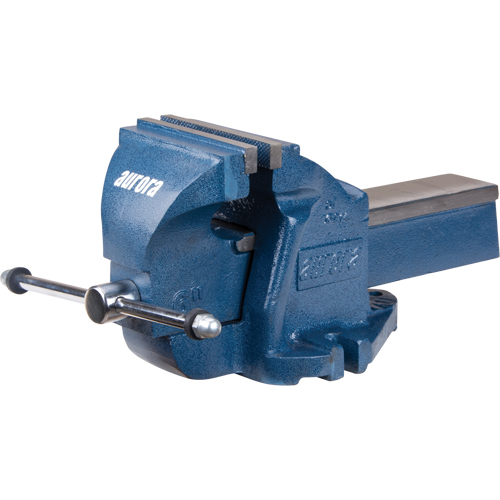 Heavy-Duty Bench Vise, 6" Jaw Width, 3-1/2" Throat Depth St. Lawrence Industrial & Safety Supply