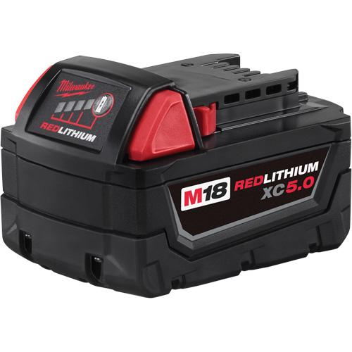 Bloc-piles &agrave; capacit&eacute; &eacute;tendue M18 Redlithium XC5.0 , Lithium-ion, 18 V, 5 A St. Lawrence Industrial & Safety Supply