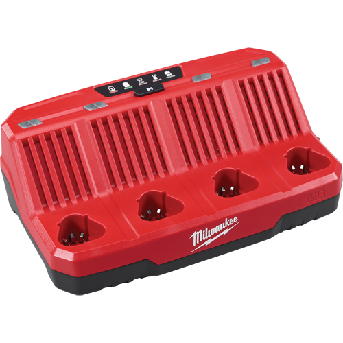 Chargeur s&eacute;quentiel avec quatre baies M12 , 12 V, Lithium-ion St. Lawrence Industrial & Safety Supply