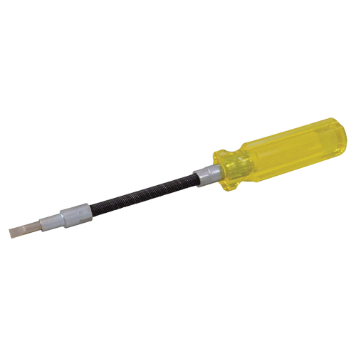 Tournevis &agrave; fente flexible, Tige de 3/16", Ronde, 7-1/2" lo, Prise en Plastique St. Lawrence Industrial & Safety Supply