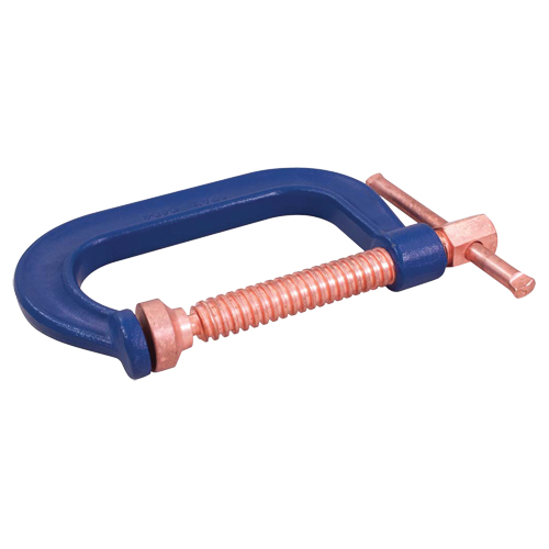 Serre-joint en C, Capacit&eacute; de 4" (102 mm), Profondeur de gorge de 3" (76 mm) St. Lawrence Industrial & Safety Supply