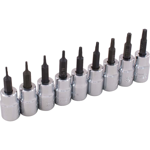 Jeu de douilles, Torx, Prise 3/8", 9 mrcx St. Lawrence Industrial & Safety Supply