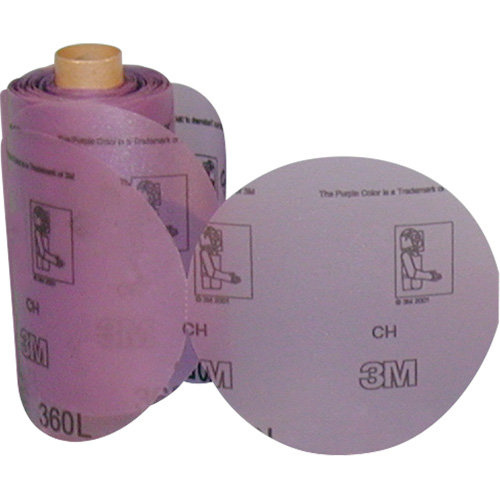 Stikit Film Disc Roll 360L, 6" Dia., P800 Grit, Aluminum Oxide St. Lawrence Industrial & Safety Supply