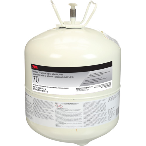 Adh&eacute;sif en a&eacute;rosol HoldFast 70 Scotch-Weld, Transparent, Contenant St. Lawrence Industrial & Safety Supply