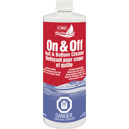 Nettoyant pour coques et parois inf&eacute;rieures de bateaux On & Off, 946 ml, Bouteille St. Lawrence Industrial & Safety Supply