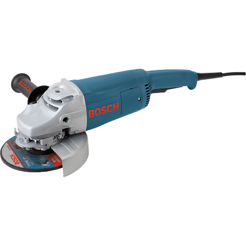 Large Angle Grinder with Rat Tail Handle, 7", 120 V, 15 A, 6500 RPM St. Lawrence Industrial & Safety Supply