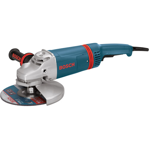 Large Angle Grinder with Rat Tail Handle, 9", 120 V, 15 A, 6000 RPM St. Lawrence Industrial & Safety Supply