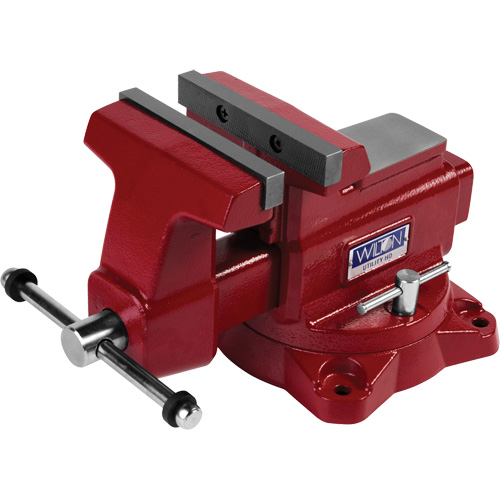 Utility HD Bench Vise, 6-1/2" Jaw Width, 4-1/4" Throat Depth St. Lawrence Industrial & Safety Supply