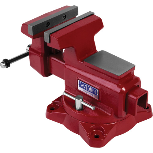 Utility HD Bench Vise, 6-1/2" Jaw Width, 4-1/4" Throat Depth St. Lawrence Industrial & Safety Supply