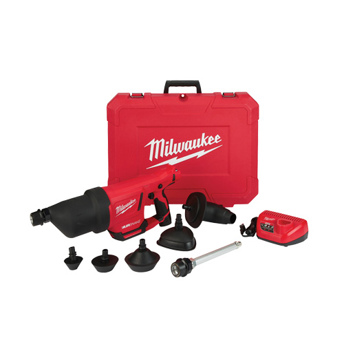 Trousse de pistolet &agrave; air de nettoyage de drain M12 Airsnake, &eacute;lectrique St. Lawrence Industrial & Safety Supply