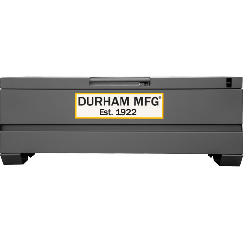 Boîte de rangement pour le chantier, 60" x 24" x 22-3/4", Acier, Gris St. Lawrence Industrial & Safety Supply