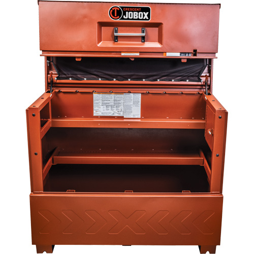 Coffre de style piano avec panneau frontal ouvrant Site-Vault, 60" la x 31" p x 51" h, Orange St. Lawrence Industrial & Safety Supply