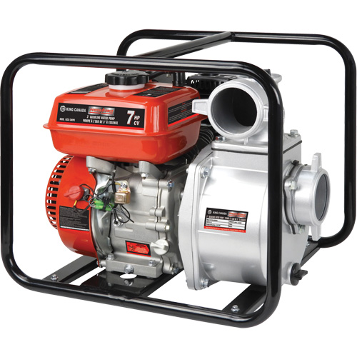 Gas Powered Water Pump, 196 cc, 4-Stroke OHV, 7.0 HP St. Lawrence Industrial & Safety Supply