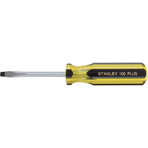 Tournevis pour &eacute;crous &agrave; fente 100 PLUS, Tige de 3/16", Ronde, Prise en Plastique St. Lawrence Industrial & Safety Supply