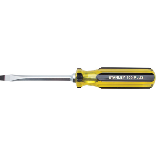 Tournevis pour &eacute;crous &agrave; fente 100 PLUS, Tige de 1/4", Carr&eacute;e, 8-3/16" lo, Prise en Plastique St. Lawrence Industrial & Safety Supply