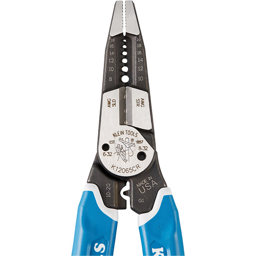 Outil polyvalent Klein-Kurve pour d&eacute;nuder, couper et sertir les fils, 8-1/4" lo, 8 - 20 AWG St. Lawrence Industrial & Safety Supply