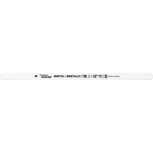 Lames pour scie &agrave; m&eacute;taux Bi-Metaloy, Bim&eacute;tal, 12" lo, 18 dents par pouce St. Lawrence Industrial & Safety Supply