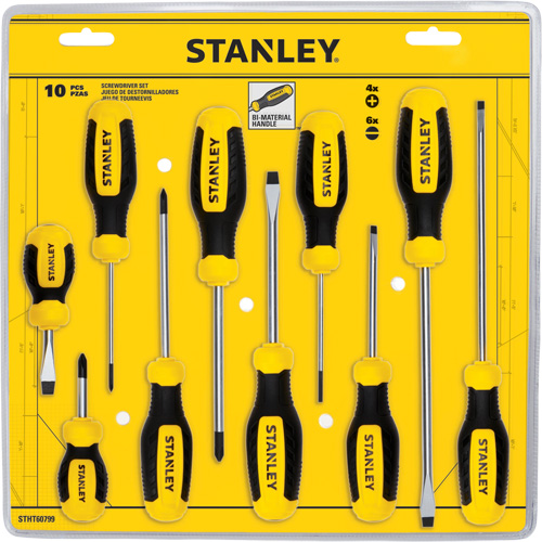 Jeu de tournevis, 10 mcx St. Lawrence Industrial & Safety Supply