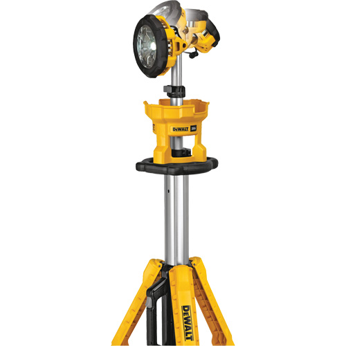 Lampe sans fil sur tr&eacute;pied 20V Max, DEL, 3000 lumens, Boîtier en Plastique St. Lawrence Industrial & Safety Supply