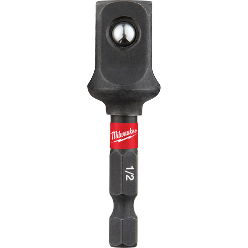 Adaptateur de douille &agrave; chocs Shockwave, 1/4" Prise, Dimension m&acirc;le 1/2", Sph&eacute;rique, 2" lo St. Lawrence Industrial & Safety Supply