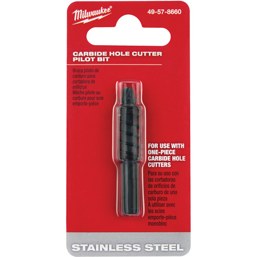 Carbide Hole Cutter Pilot Bit, 3/16" Depth of Cut St. Lawrence Industrial & Safety Supply