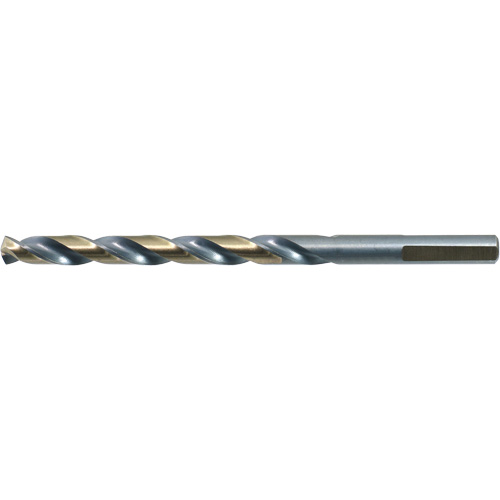 Foret &agrave; queue r&eacute;duite et &agrave; 3 m&eacute;plats courte &agrave; tige DRILLCO, Acier rapide, 1/16", 1-7/8" lo, 7/8" Cannelure, 140° Angle St. Lawrence Industrial & Safety Supply