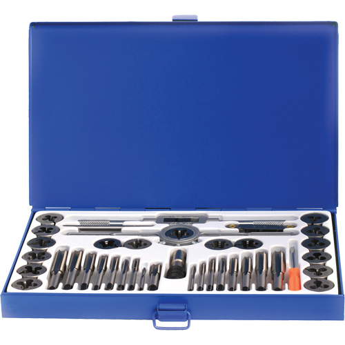 DRILLCO Fractional Tap & Die Set, 40 Pieces St. Lawrence Industrial & Safety Supply
