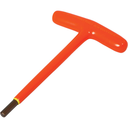 Cl&eacute; hexagonale isol&eacute;e SAE, embout Hexagonale, 7/32" x 6,5" lo, Poign&eacute;e en T St. Lawrence Industrial & Safety Supply