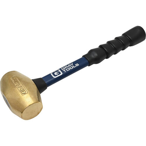Brass Hammer, 4 lbs. Head Weight, 14" L St. Lawrence Industrial & Safety Supply