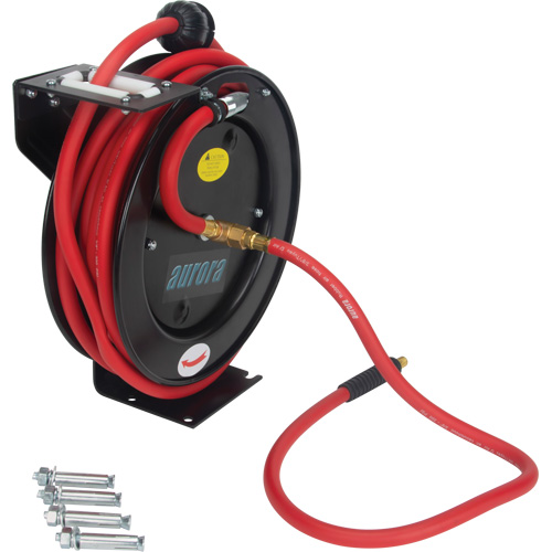 Hose Reel, Air/Water, 3/8" x 35', Single Hose, 300 psi St. Lawrence Industrial & Safety Supply