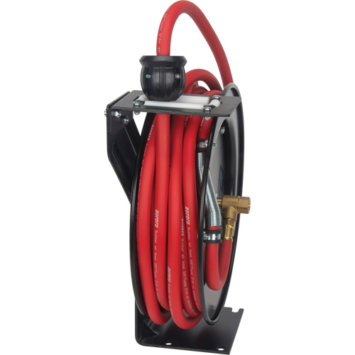 Hose Reel, Air/Water, 3/8" x 35', Single Hose, 300 psi St. Lawrence Industrial & Safety Supply