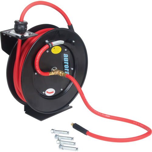 Hose Reel, Air/Water, 1/2" x 50', Single Hose, 300 psi St. Lawrence Industrial & Safety Supply