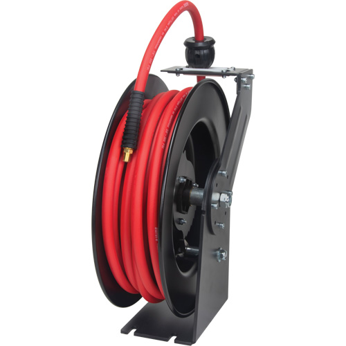 Hose Reel, Air/Water, 1/2" x 50', Single Hose, 300 psi St. Lawrence Industrial & Safety Supply