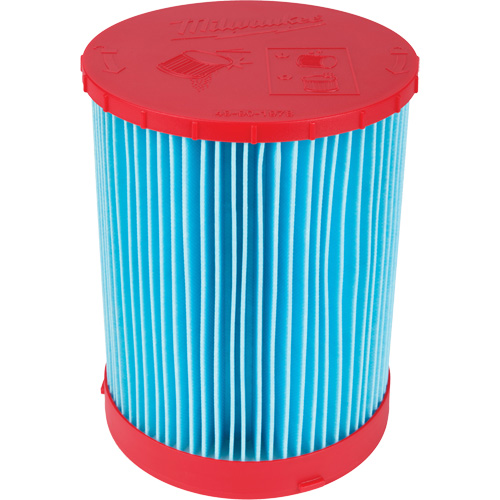 Filtre grand format &agrave; haute efficacit&eacute; pour aspirateur sec/humide, Cartouche, Pour 12 gal. US/9 gal. US/6 gal. US St. Lawrence Industrial & Safety Supply