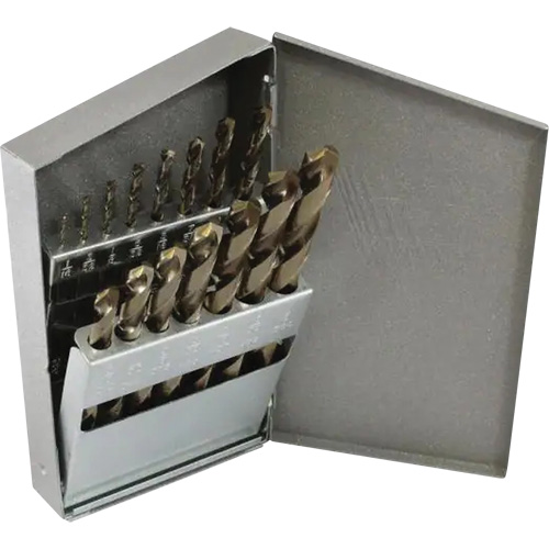 Triumph&reg; Jobber Length Drill Bit Set, 13 Pieces, High Speed Steel St. Lawrence Industrial & Safety Supply